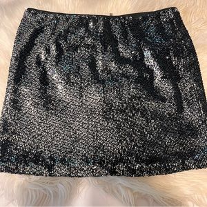 Sequence mini skirt